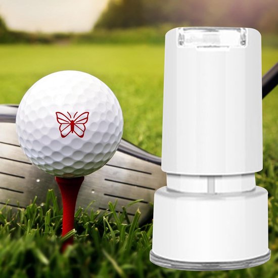 Golfbal Stempel - Bal Markeer Tool - Golfbal Identificatie - Sneldrogend Waterdicht - 1.5 cm Afdruk - Meerkleurig van Merkloos — afbeelding 3