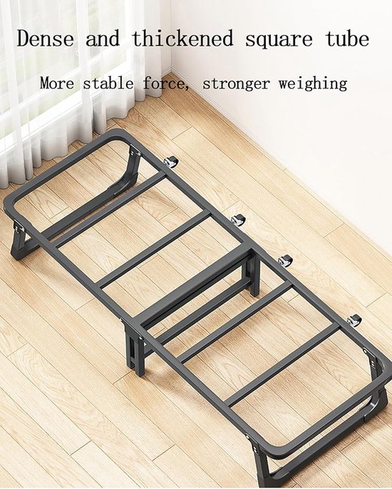 Vouwbed Traagschuim - Gastenmatras Opvouwbaar - Thuis Kantoor Camping - 5 Versnellingen Verstelbaar - 70 cm Breed — afbeelding 3