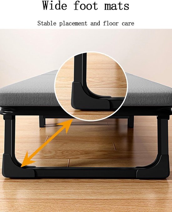 Vouwbed Traagschuim - Gastenmatras Opvouwbaar - Thuis Kantoor Camping - 5 Versnellingen Verstelbaar - 70 cm Breed — afbeelding 2