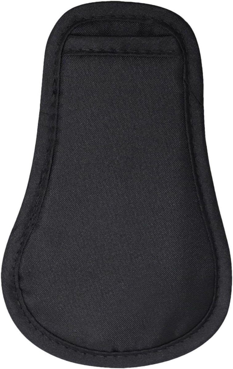 Schouderbeschermers - Riempads - Baby Comfort - Ademend Oxford Doek - 17 x 7 cm - Zwart