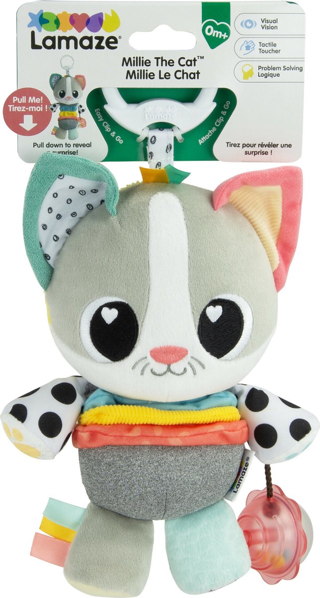 Lamaze Millie de Kat - Educatief babyspeelgoed - Spelen en ontdekken - Knuffel van Lamaze — afbeelding 3