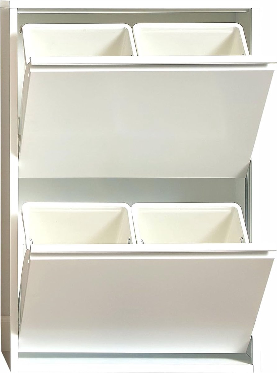 Goedkoopste Keukenafvalemmer met grote capaciteit en roestvrijstalen kleppen - Stijlvolle en praktische opslagoplossing