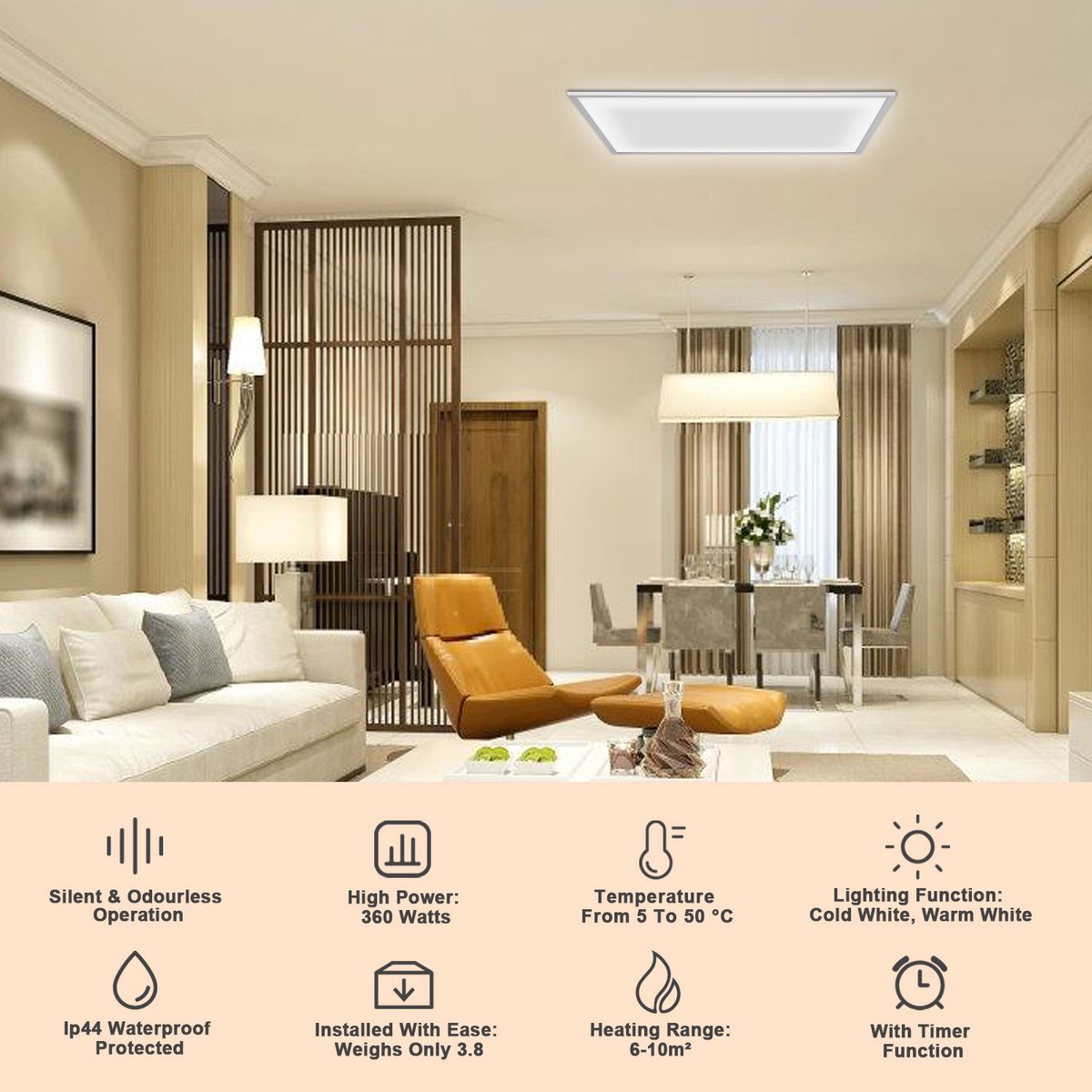 Blog - Infrarood verwarming plafond met verlichting - Infrarood