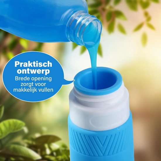 Cailean - Bouteilles de voyage avec étui - 4 Pièces - 100 ml - Barre de recharge - Bagage à main - Silecone - Accessoires de voyage - Ensemble de voyage - Durable - Bouteilles de voyage