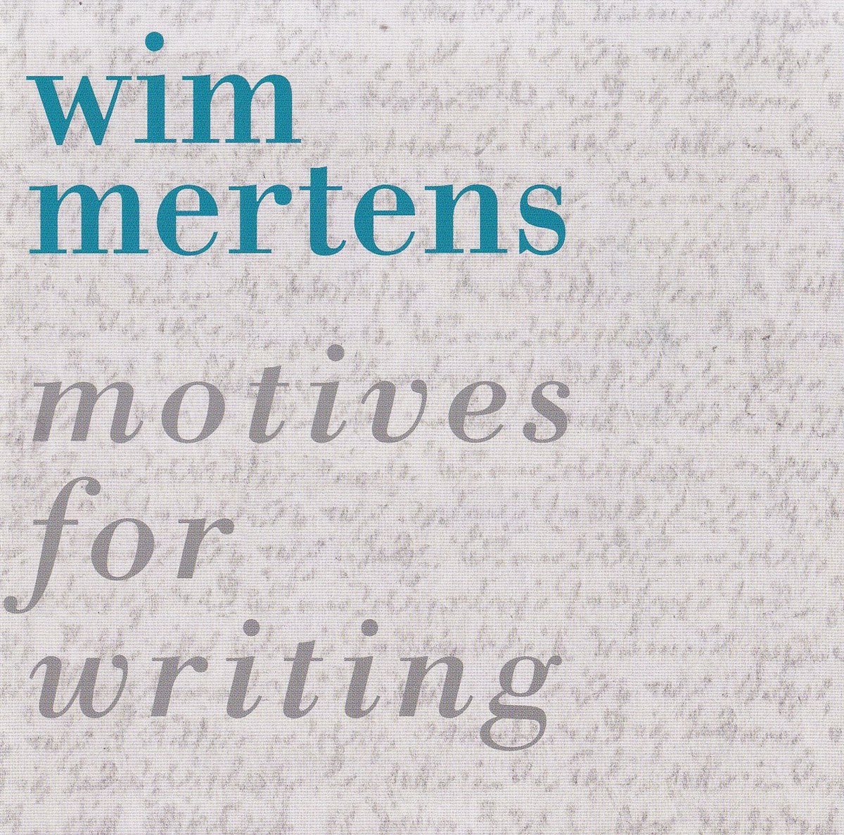 Motives For Writing