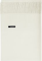 Premium White Cashmere Scarf - Sjaal Wit - Shawl - omslagdoek