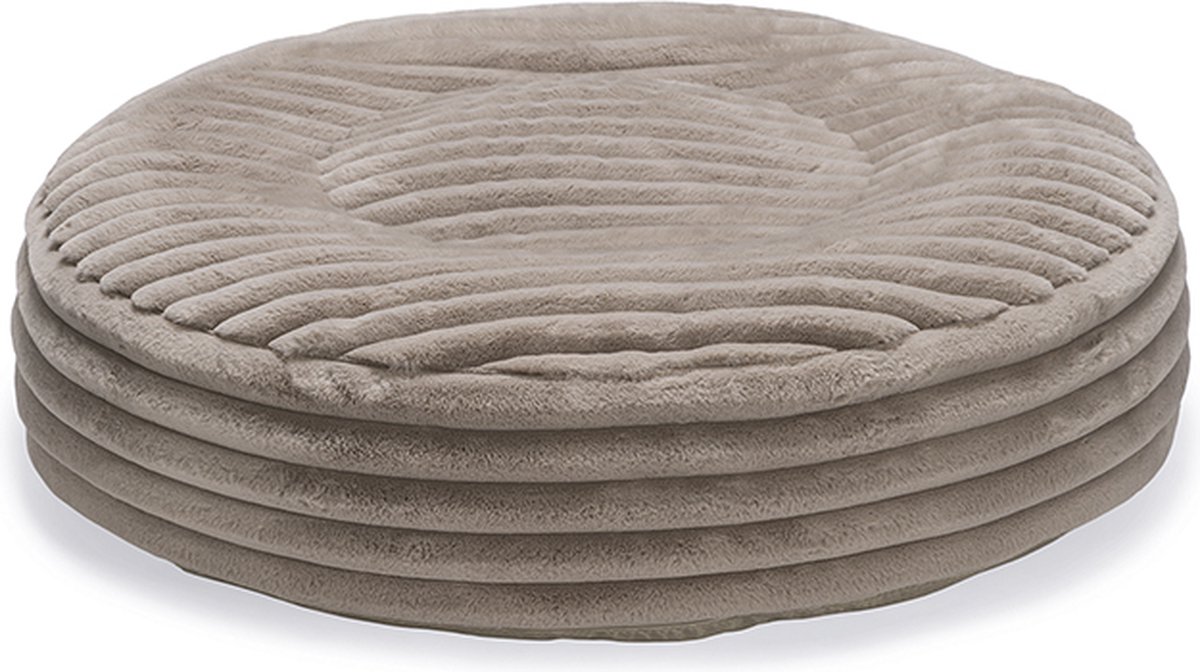 DbL Reza - Hondenkussen - Beige - 80x80x20cm - Middel