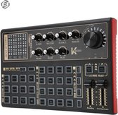 Sound Mixer,Professional Multiple Sound Effects Voice Change Live Broadcast Sound Card, Realtime Streaming Transmission, Acoustic One-Button Cancellation, For Podcast Recording