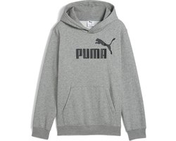 PUMA ESS No. 1 Logo Hoodie FL B Unisex Trui - medium gray heather
