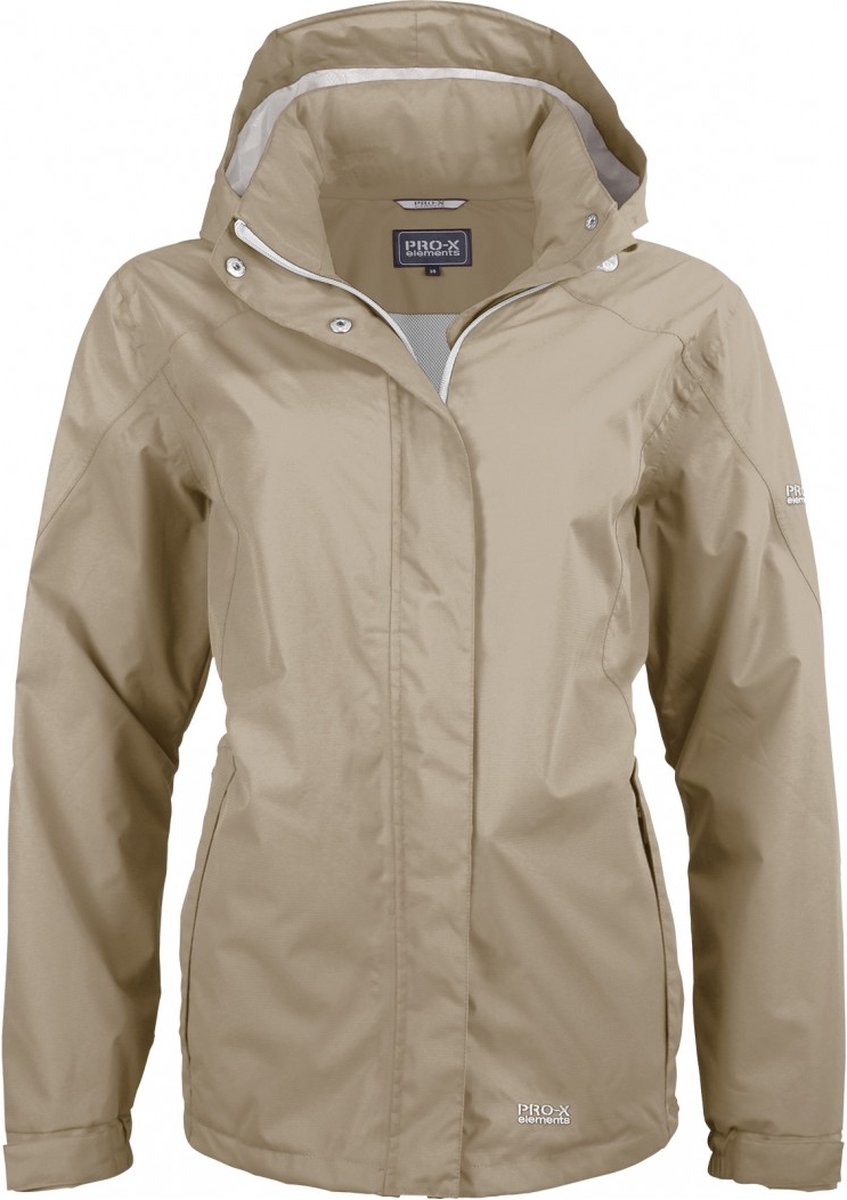 dames regenjas Carrie van Pro-X Elements Beige