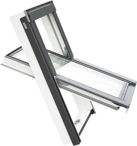 Puits de lumière Timlux BASE PRO PVC M4A 78x98 avec solin