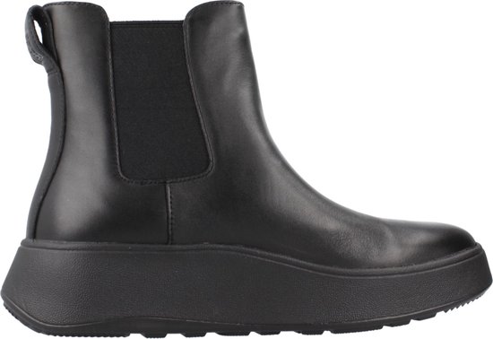FitFlop F - Bottes pour femmes Chelsea à plateforme en cuir à la Mode NOIR - Taille 38