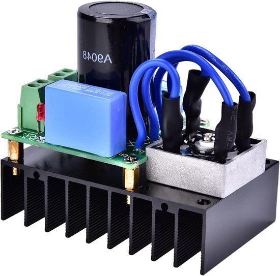 Universal Gleichrichterplatine 0-220VAC Zu 0-311VDC - 10A Ausgangsstrom Mit Blitzschutz