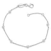 Engelsrufer Armband ERB-LILMOON-ZI - Lengte 17 + 2 CM - Gerhodineerd sterling zilver