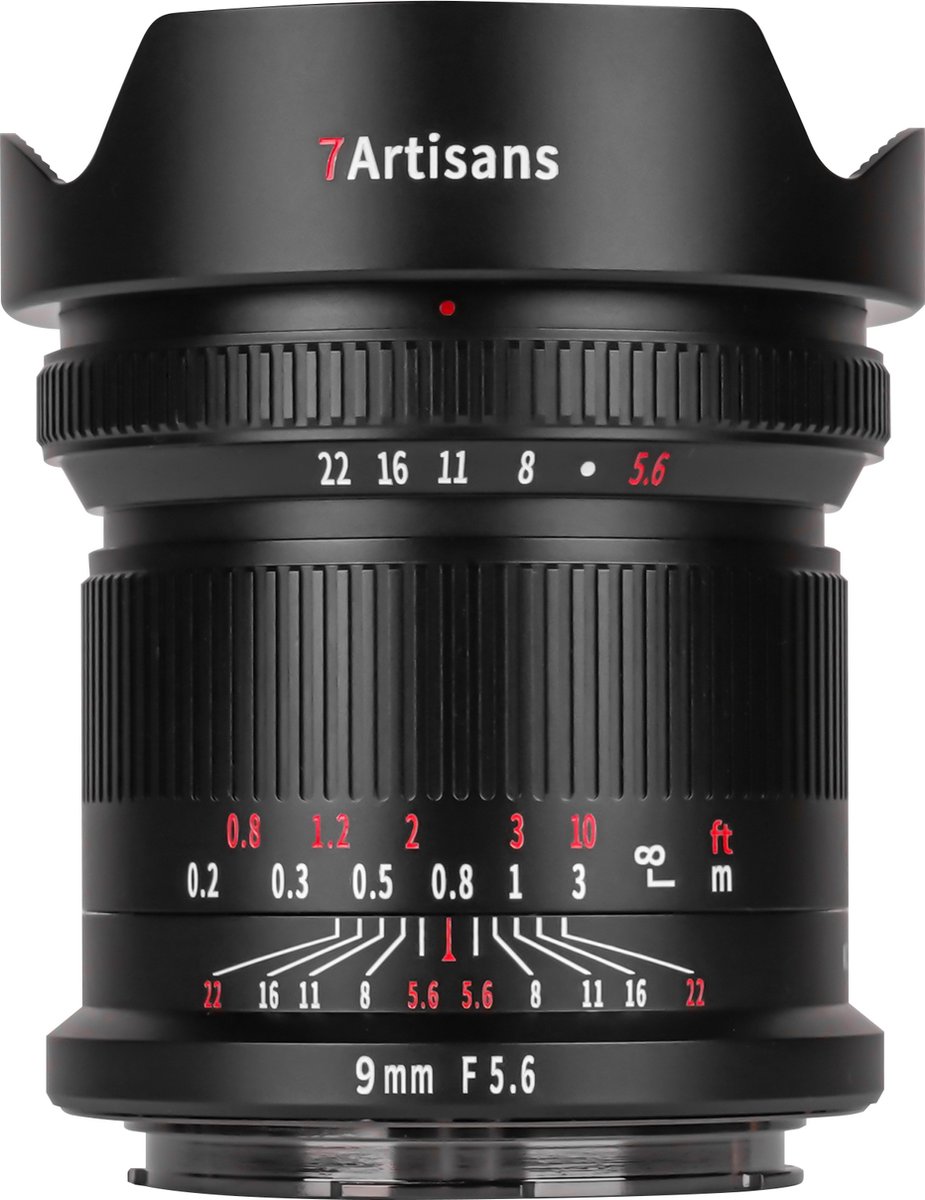 7Artisans FF 9mm F5.6 Panasonic/Leica/Sigma L-mount upgraded, black