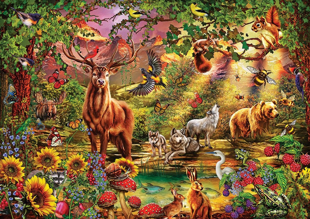 Magic Forest Puzzel 1000 Stukjes