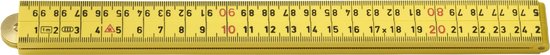 Duimstok geel met Striker construction pencil