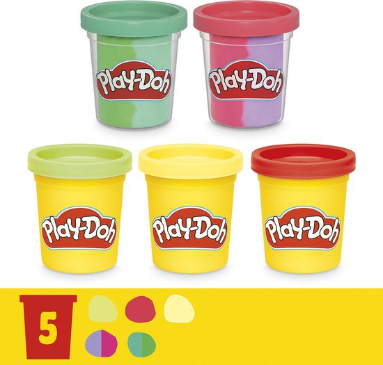 Play-Doh Bloeiende Bloemen Speelset - Boetseerklei - Inclusief 5 Play-Doh potjes