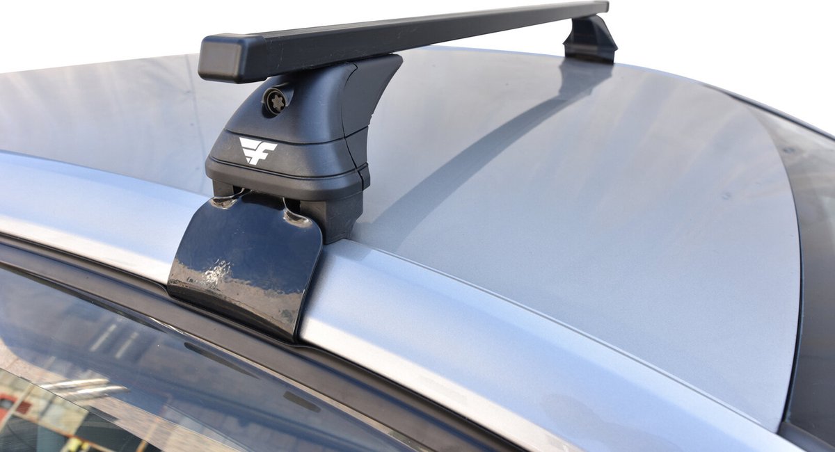 Dakdragers geschikt voor de Opel Grandland vanaf 2017 met glad dak - Staal Smal - 75kg laadvermogen - Merk Farad