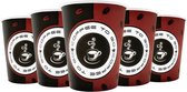 1000 Stuks- 300 ml. 12 OZ- Zeer goede kwaliteit- Karton to go Koffiebekers- Partybekers- wegwerp koffiebekers- drinkbekers-