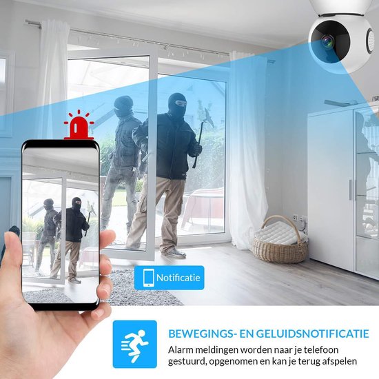Orb IP-Kamera WiFi Innenüberwachung HD 1080P Panoramaanzeige