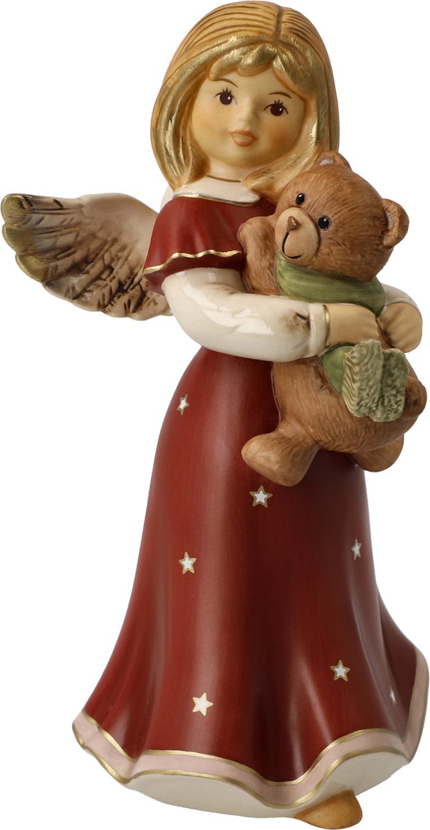 Goebel - Kerst | Decoratief beeld Engel Dans met mij | Aardewerk - 15cm