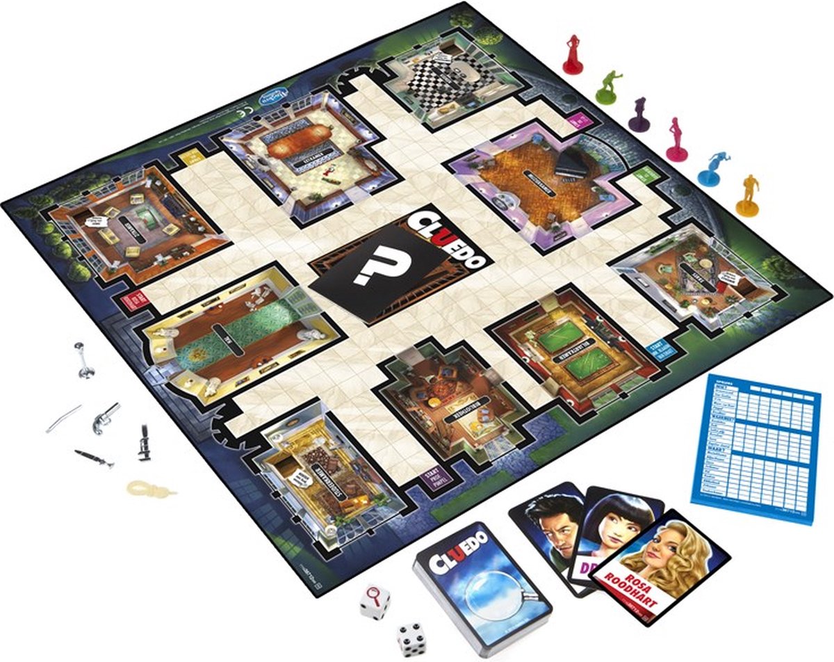 Cluedo - Bordspel Nieuwe variant - Gezelschapsspel — afbeelding 14