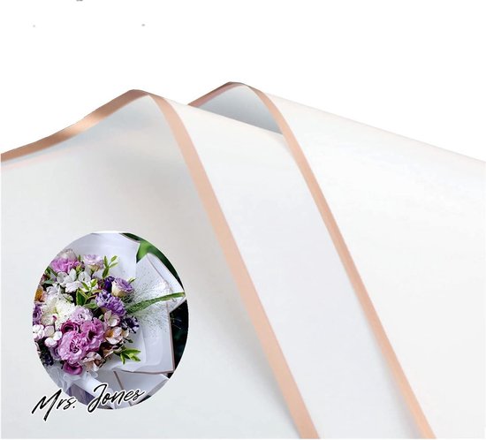 20 Bögen Wasserfestes Blumen-Einschlagpapier, Geschenkpapier für Blumensträuße
