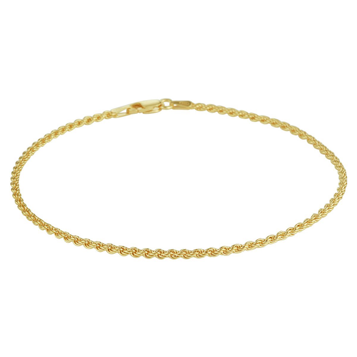 Enkelbandje koord 2 mm 24 cm 3 micron