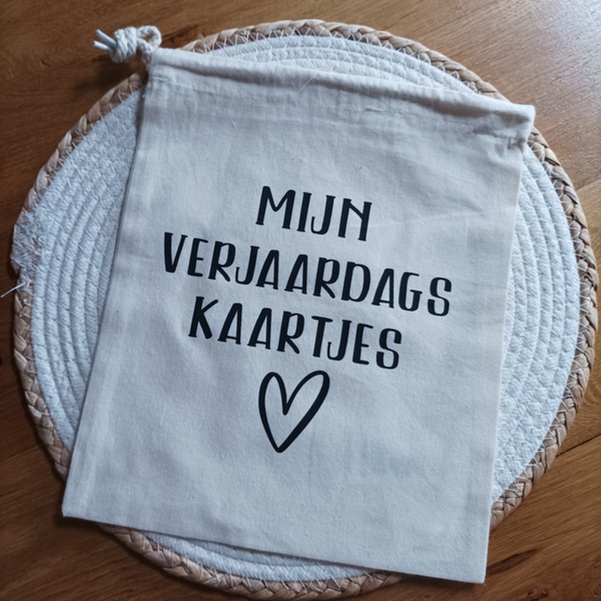 Goedkoopste BEWAARZAKJE MIJN VERJAARDAGSKAARTJES - BEWAARZAKJE - HERINNERINGEN ZAKJE - VERJAARDAG - KRAAMCADEAU