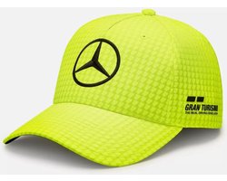 Mercedes AMG Petronas F1 KIDS Special Edition Lewis Hamilton Canada GP Hat Geel - Lewis Hamilton Kids Cap geel-