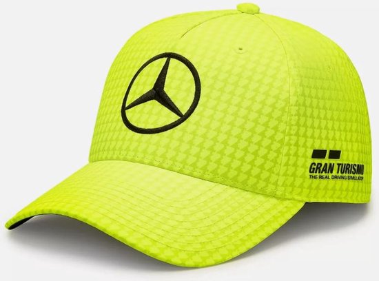 Mercedes AMG Petronas F1 KIDS Special Edition Lewis Hamilton Canada GP Hat Geel - Lewis Hamilton Kids Cap geel-
