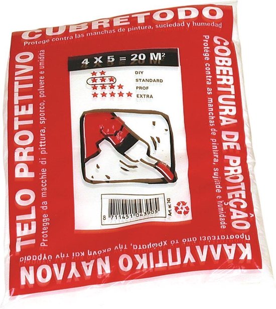 Bol Com Hdpe Afdekfolie Ldpe Afdekzeil 4x5 Mtr Hdpe Dikte 7 Mu