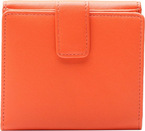 Esquire Cuir Porte-monnaie Viktoria Little Wallet Flame Orange