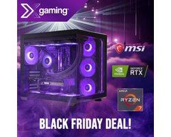 Xgaming Black Friday Gaming PC - AMD Ryzen 7 7800X3D - Nvidia GeForce RTX 5070Ti - 2TB NVME SSD - 32GB DDR5