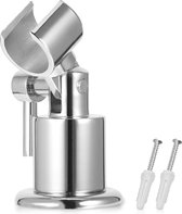 Inovra® Support de pomme de douche réglable en métal avec fonction pivotante à 360 degrés pour salle de bain