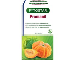 Fytostar Promanil – Totaalcomplex voor de man – Plasfunctie, testosterongehalte, zaadproductie - 120 capsules