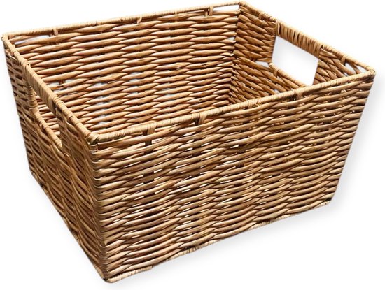 Panier de rangement table à langer naturel - Organisateur de meuble - Pour salle de bain, chambre d'enfant et salon - Klein 9L 29x22,5x15cm - Studio Lisette SL5801