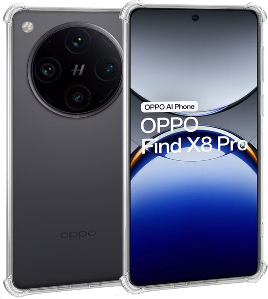 Convient pour OPPO Find X8 Pro - Coque - Coque Antichoc - Housse Transparente