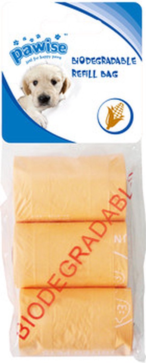Poop Bags Biodegradable - refill - 3pack - 10pcs/roll
