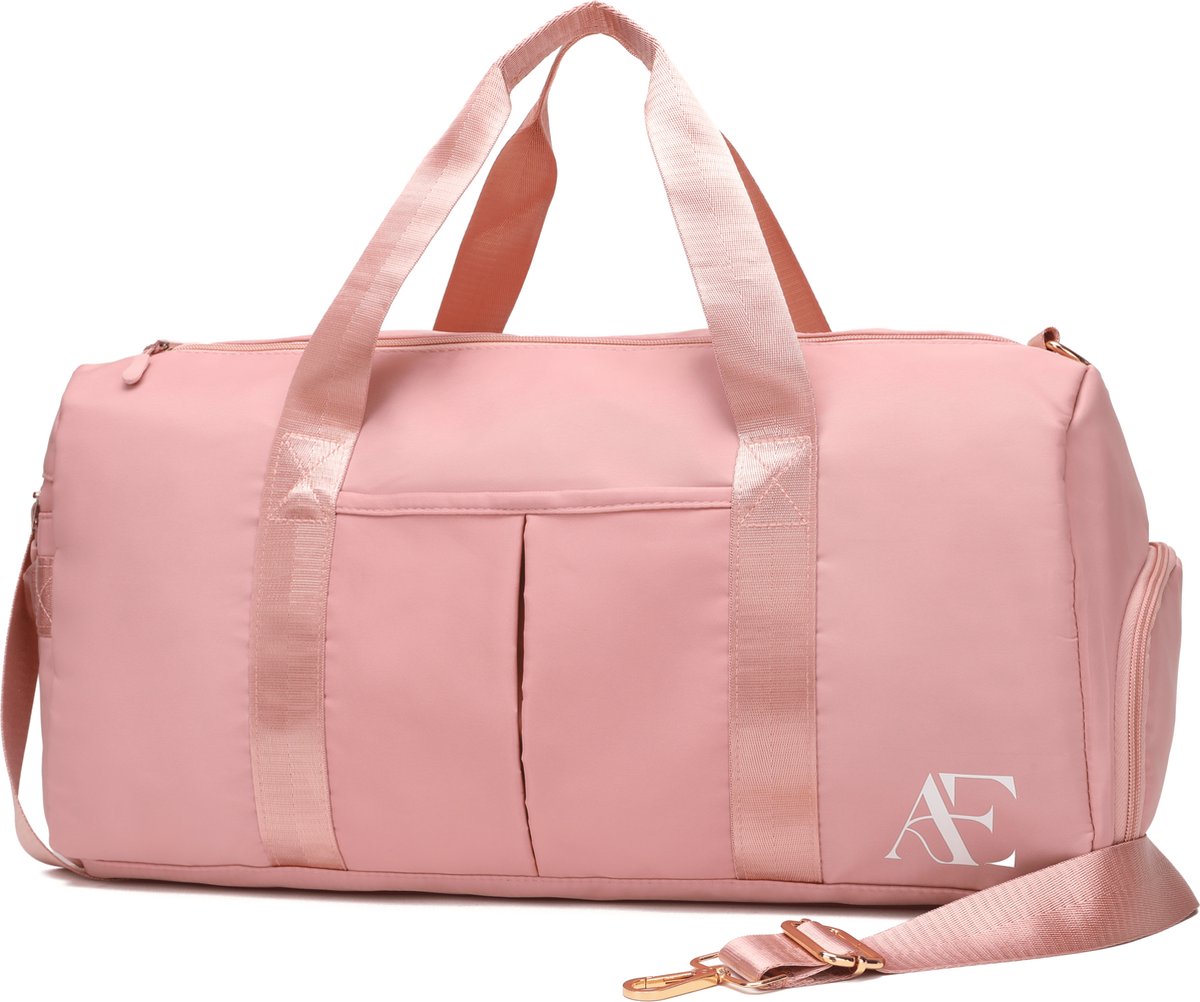 Aramae® - Sporttas Dames - Fitness Tas - Gymtas - Weekendtas Dames - Sport Tas Roze - Sporttas Vrouw