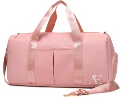 Aramae® - Sporttas Dames - Fitness Tas - Gymtas - Weekendtas Dames - Sport Tas Roze - Sporttas Vrouw