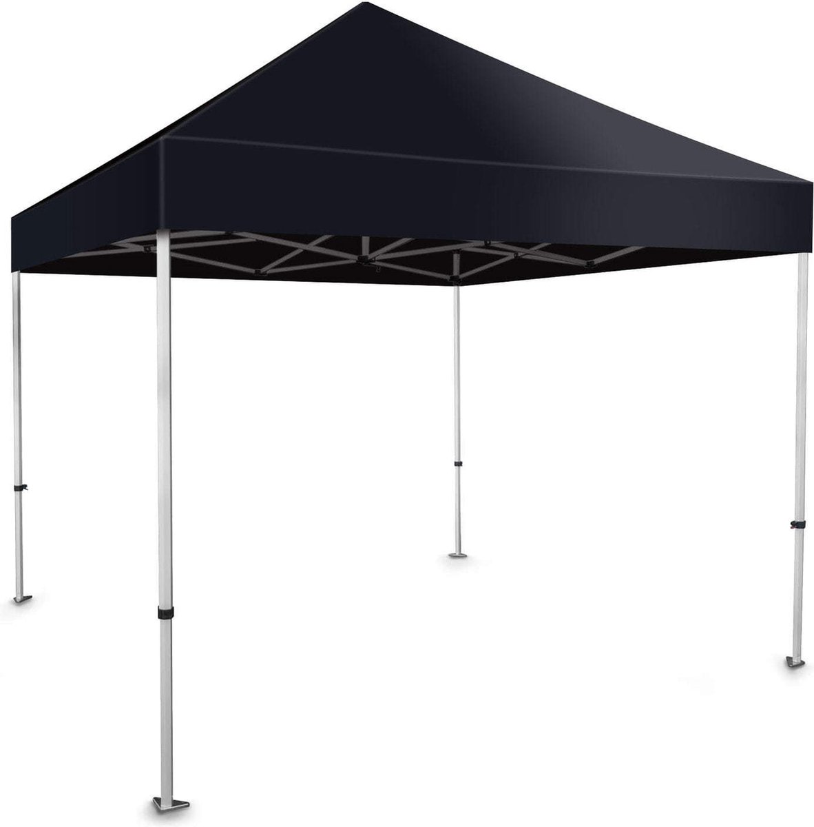 TENTDAK - VOOR EASY UP EVEREST TENT FRAME - 3X3 - ZWART