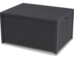 Allibert Arica Tuintafel - 79x59,5x42cm - Grafiet