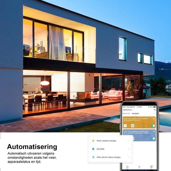 Lepro Ledstrip Alexa 10 m, 2 x 5 m, RGB dimbaar, 300 leds, wifi-ledstrip, zelfklevend, superheldere lichtstrip, lichtketting, strepen met afstandsbediening, compatibel met Alexa, Google Home