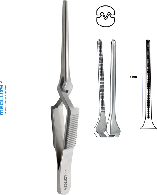Morsetto Bulldog Debakey 4,75'' – Strumento Chirurgico S.S Atraumatico