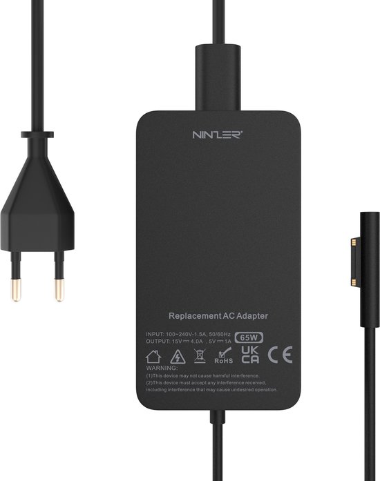 Ninzer Oplader 65W voor Surface Apparaten