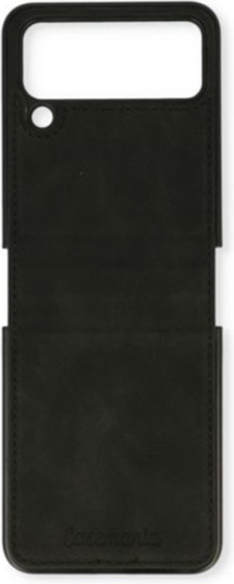 Telefoonhoesje Geschikt voor Samsung Z Flip 5 - Luxe Wallet Case - Zwart