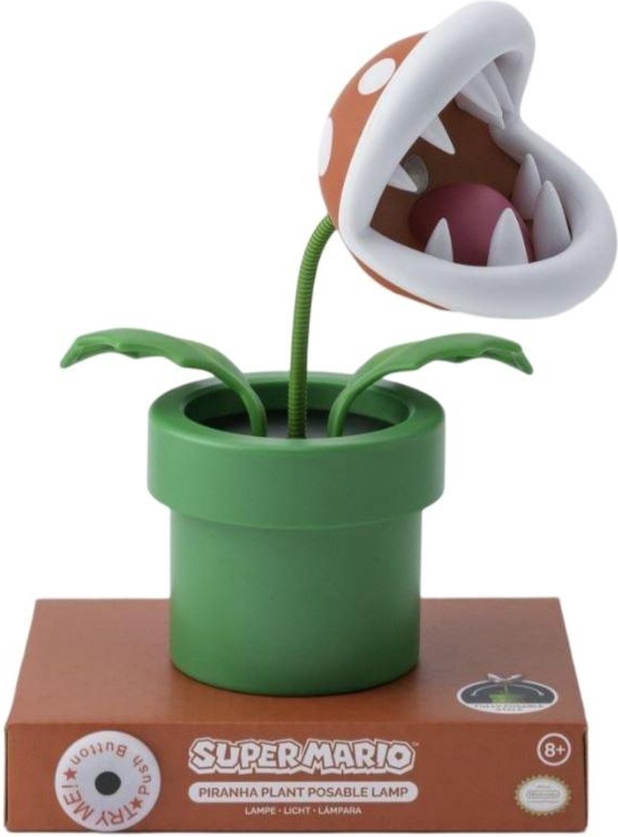Paladone Super Mario - Mini Piranha Plant lamp 20cm