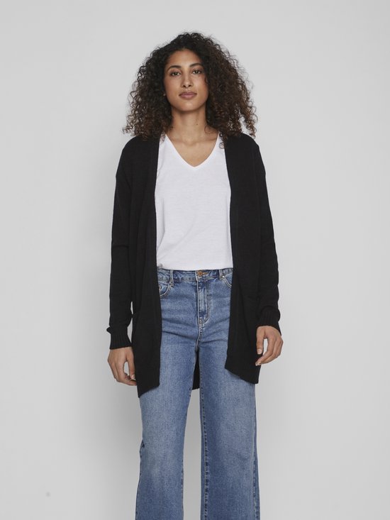 VILA VIRIL OPEN LS KNIT CARDIGAN DAMES - Maat M
